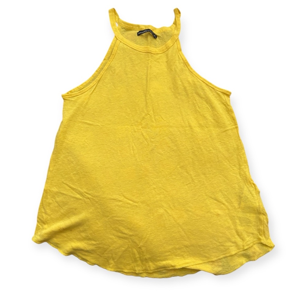 Abercrombie and Fitch Yellow Tank Top Size Small